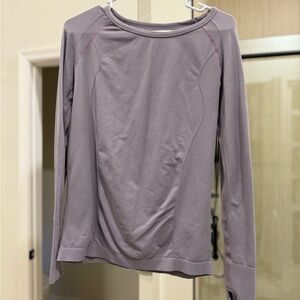 Hadley by Smartpak Mauve Long Sleeve Top